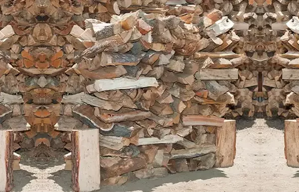 Quarter cord of firewood